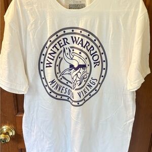 Fanatics White and Purple Minnesota Vikings Tee